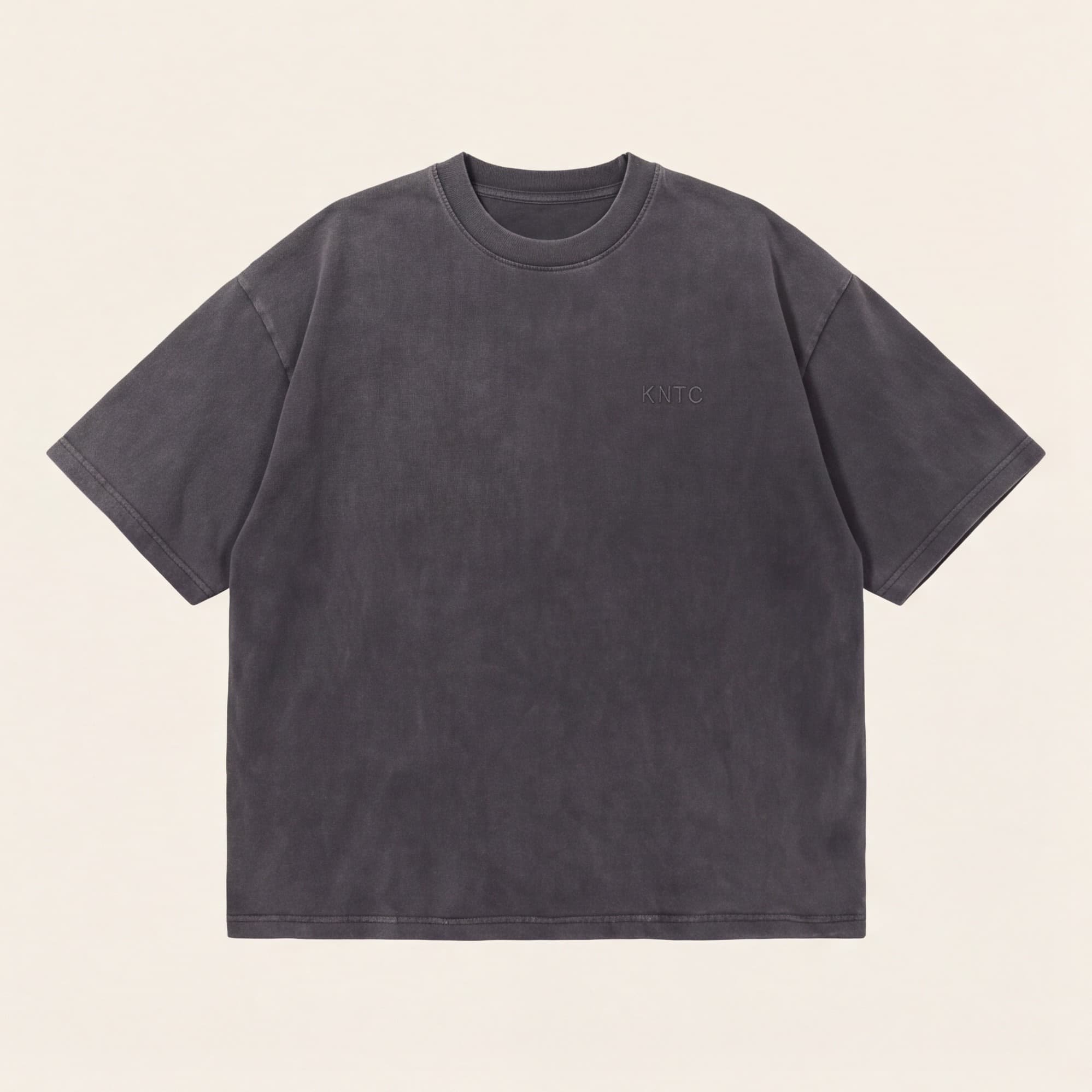 Camiseta Oversize Lavada Asfalto